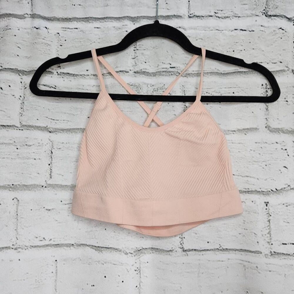 ThirdLove Kit Undergarments Pull On Bra Pink Peach Womens Large Unlined Bralette